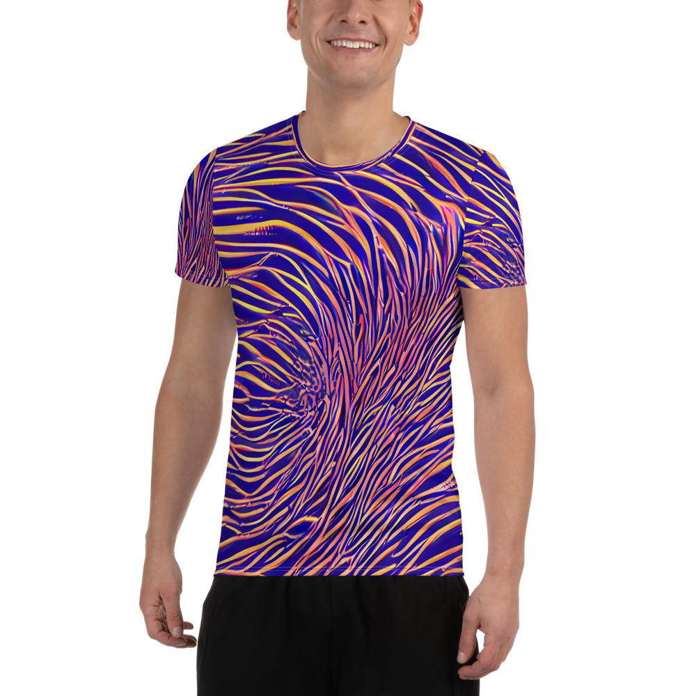 Men's Athletic T-Shirt - Vortex Strands