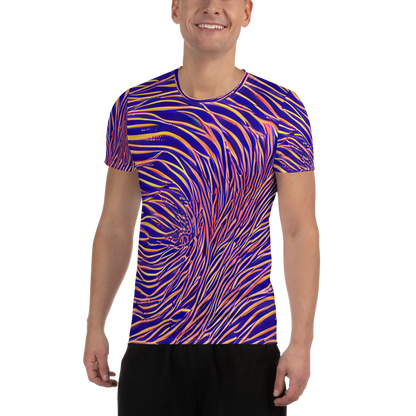 Men's Athletic T-Shirt - Vortex Strands