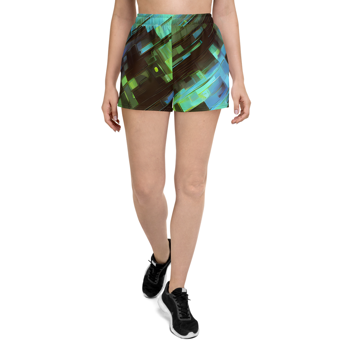 Women’s Athletic Shorts - Cyber Shard