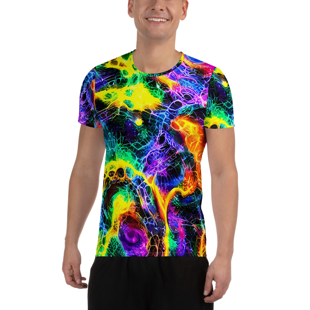 Men's Athletic T-Shirt - Vivid Veil