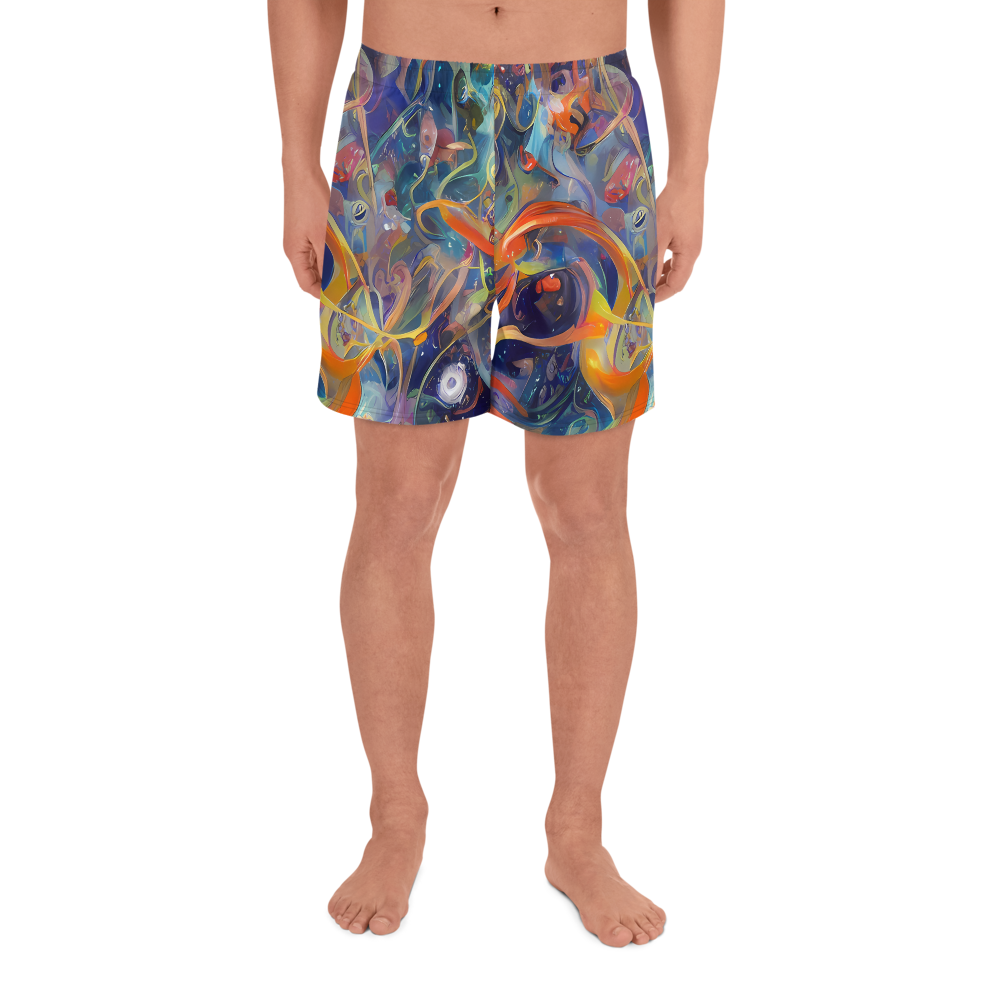 Men's Athletic Shorts - Spectral Swathe