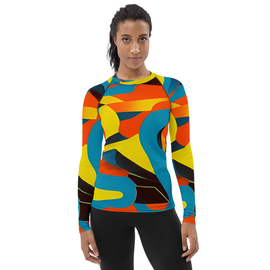 Women's Rash Guard - Fragmented Rhapsody