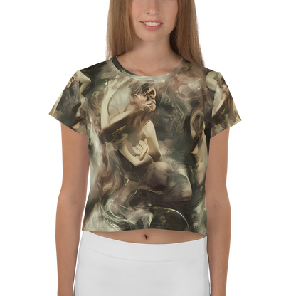 Women's Crop Tee - Ceramic Swirl
