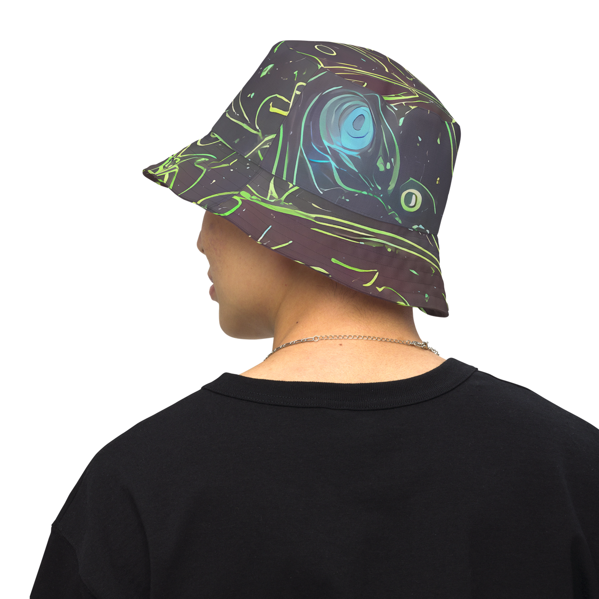 Reversible Bucket Hat - Starfield Scrolls