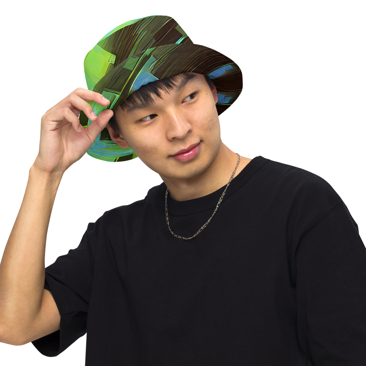 Reversible Bucket Hat - Cyber Shard