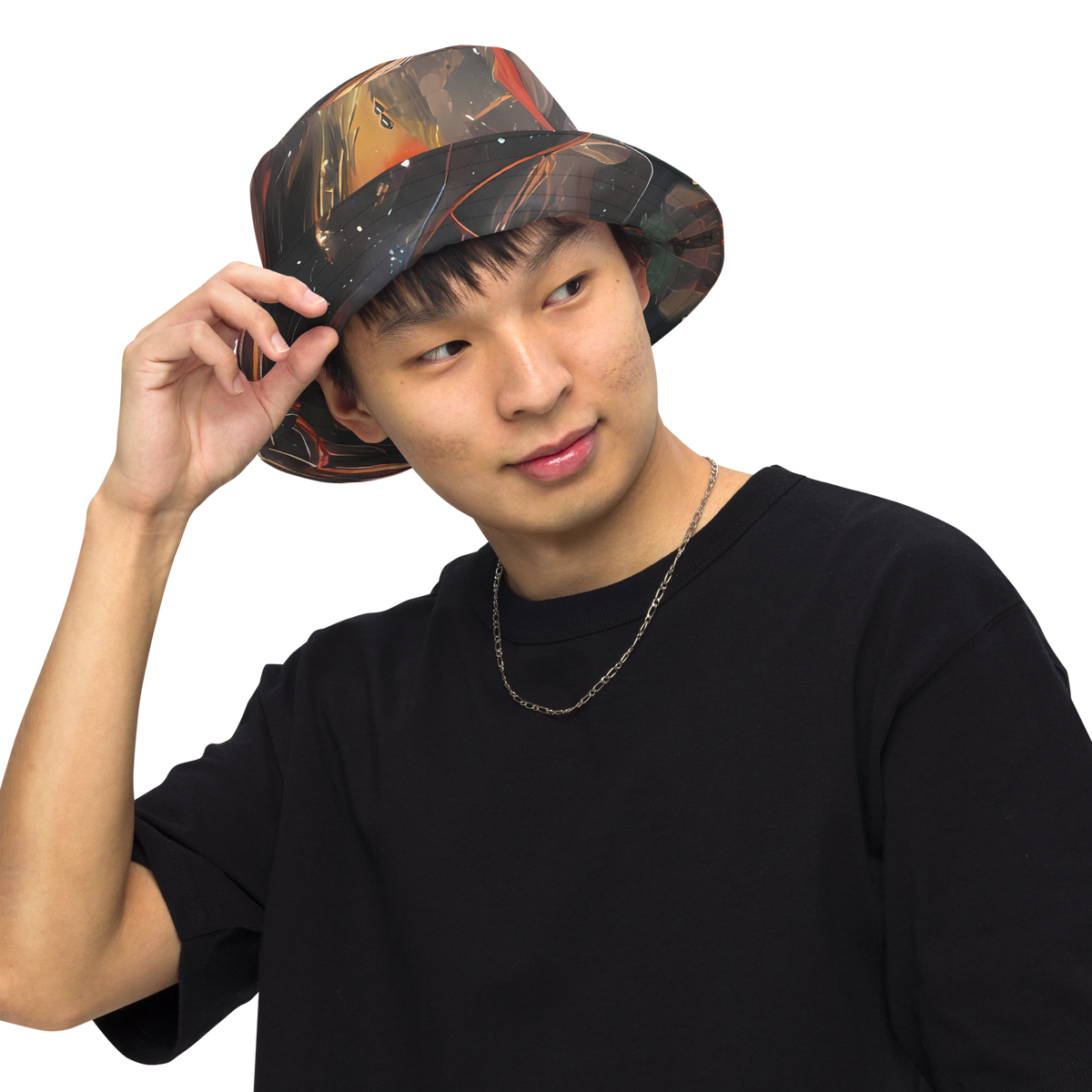 Reversible Bucket Hat - Temporal Vortex