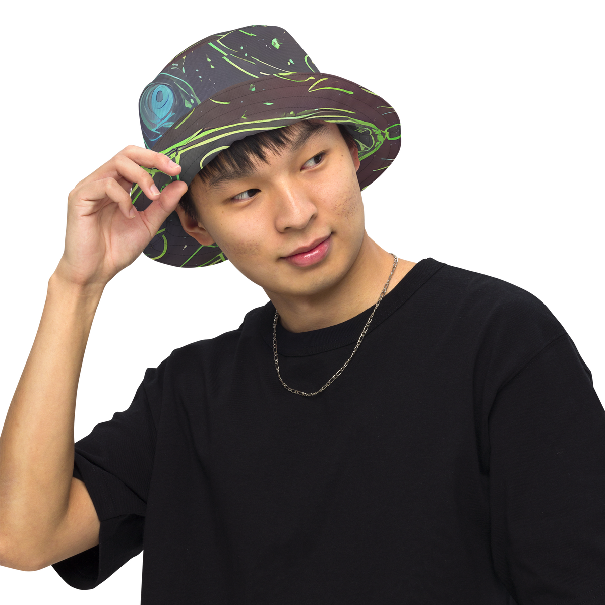 Reversible Bucket Hat - Starfield Scrolls