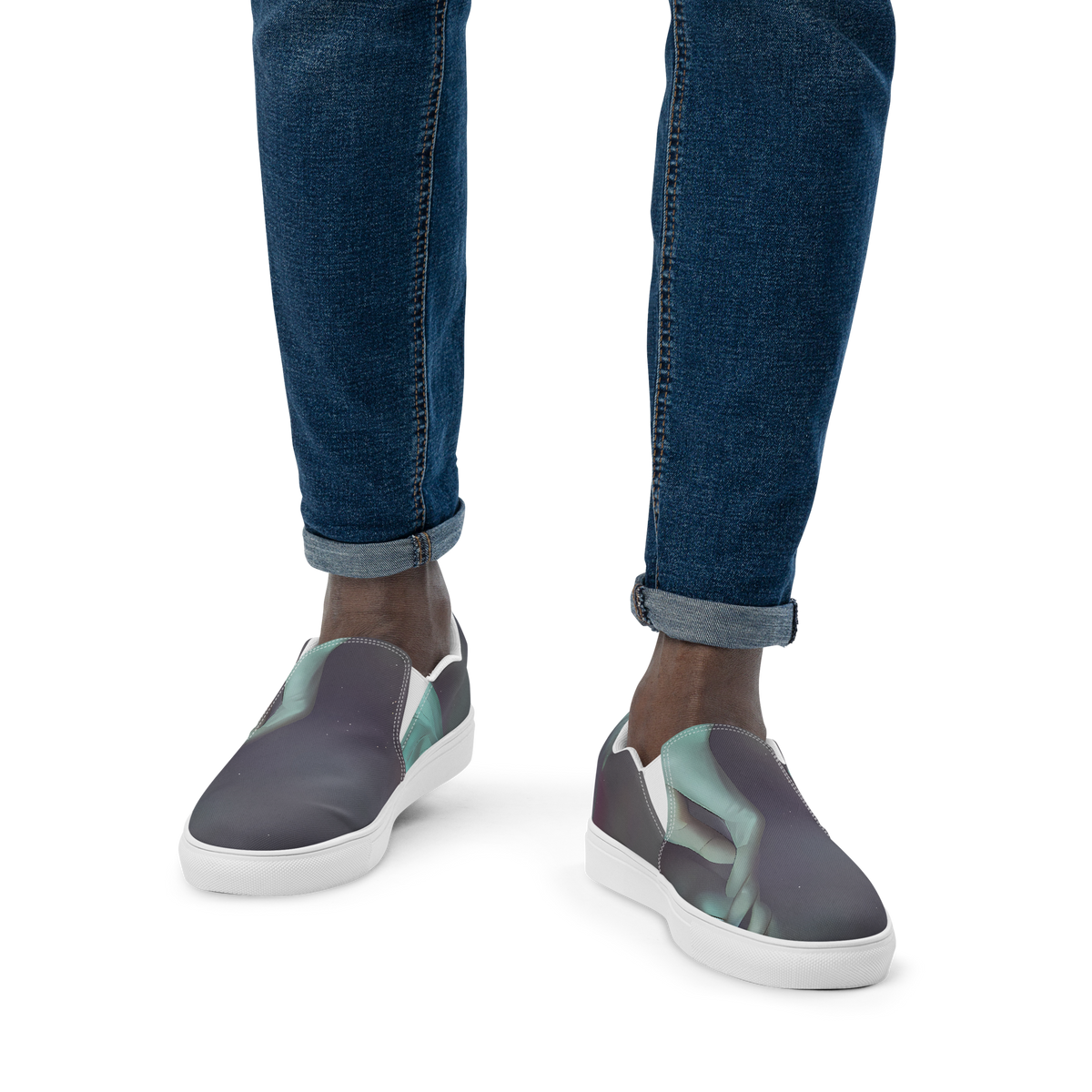 Men's Slip-On Canvas Shoes - Surreal Dreams