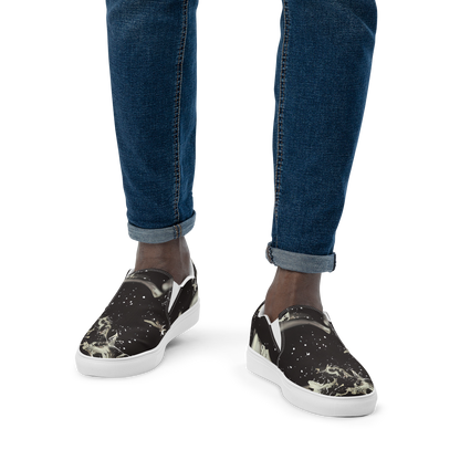 Men's Slip-On Canvas Shoes - Newton's Silhouette