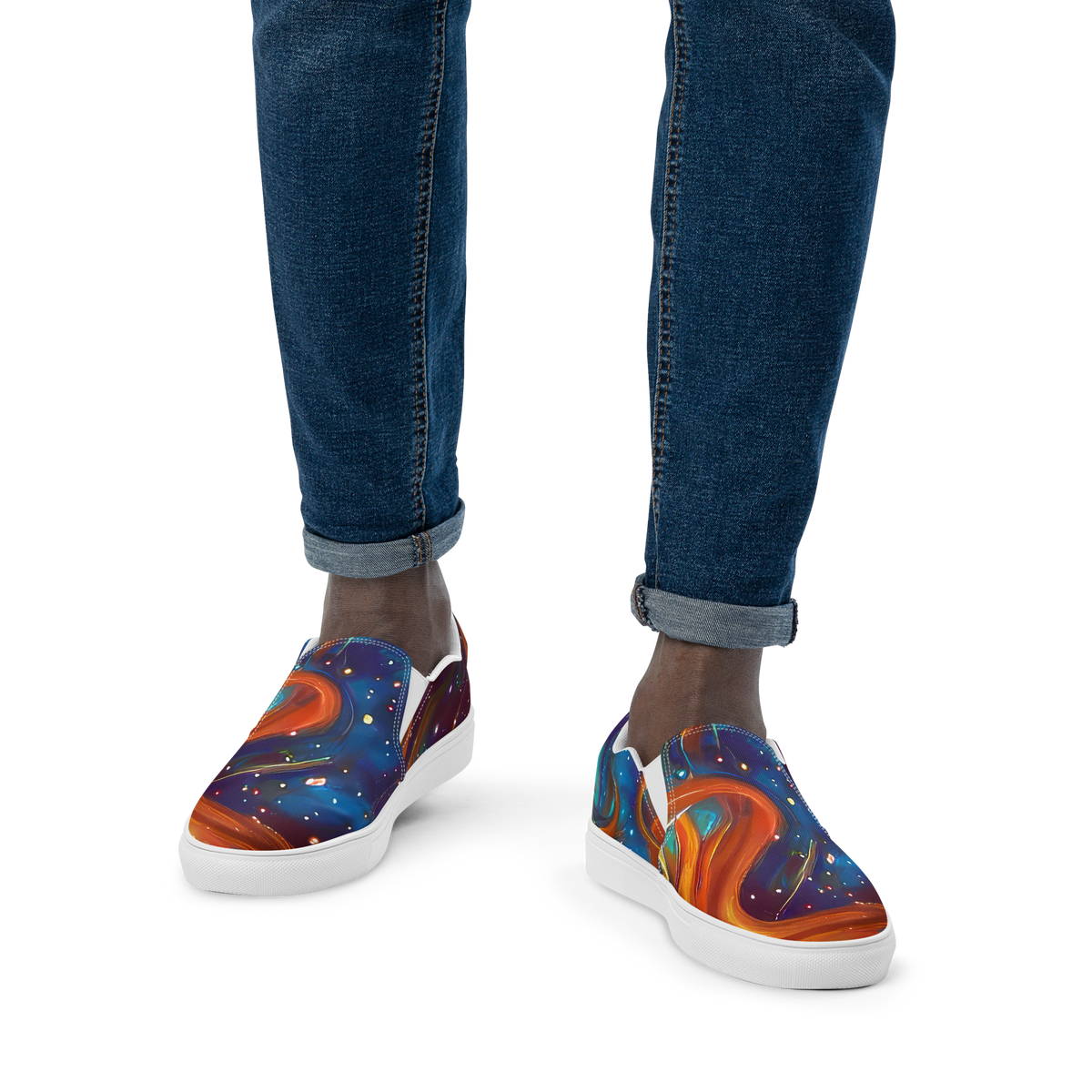 Men's Slip-On Canvas Shoes - Perez Whirl