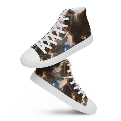 Men's High Top Canvas Shoes - Winterhalter Whimsy