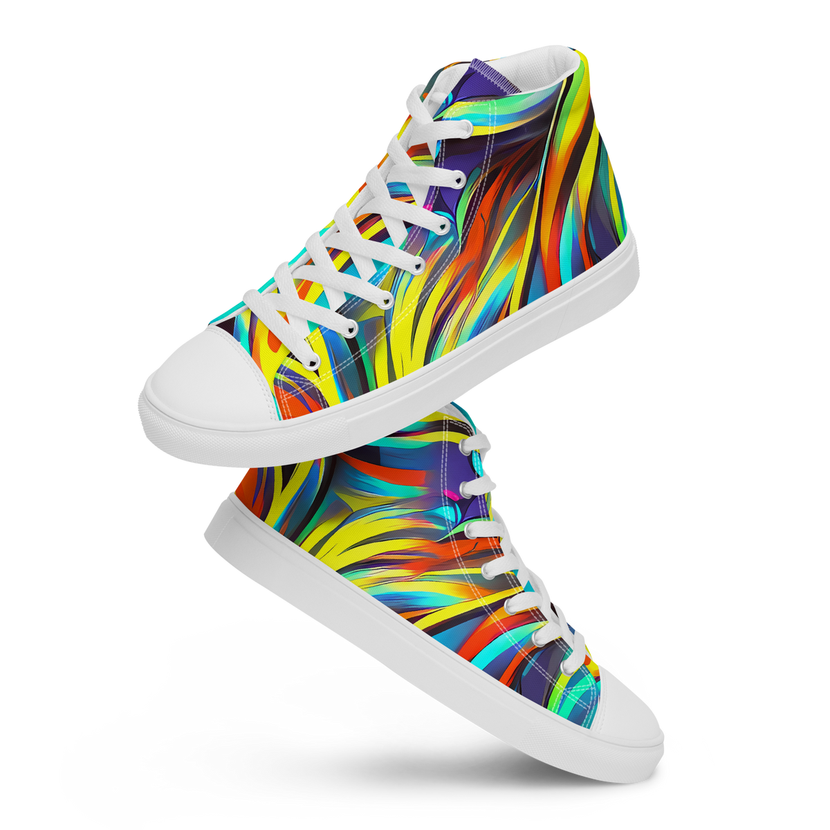 Women's High Top Canvas Shoes - Cyber Surge
