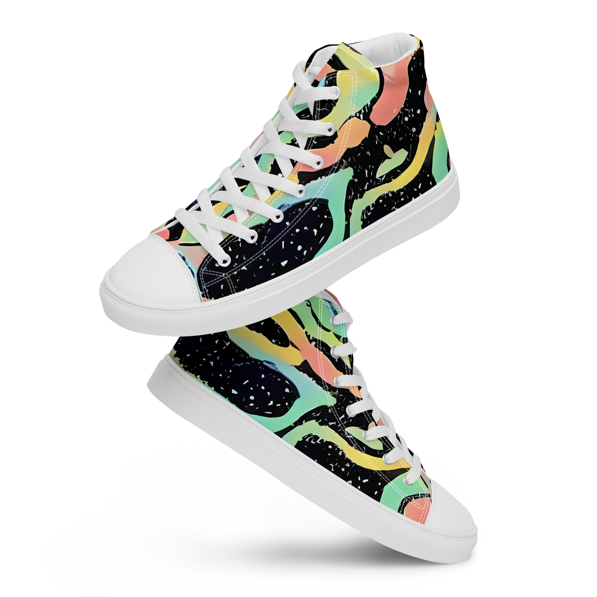 Women's High Top Canvas Shoes - Mcguire Wavelength
