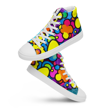 Men's High Top Canvas Shoes - Pop Playland