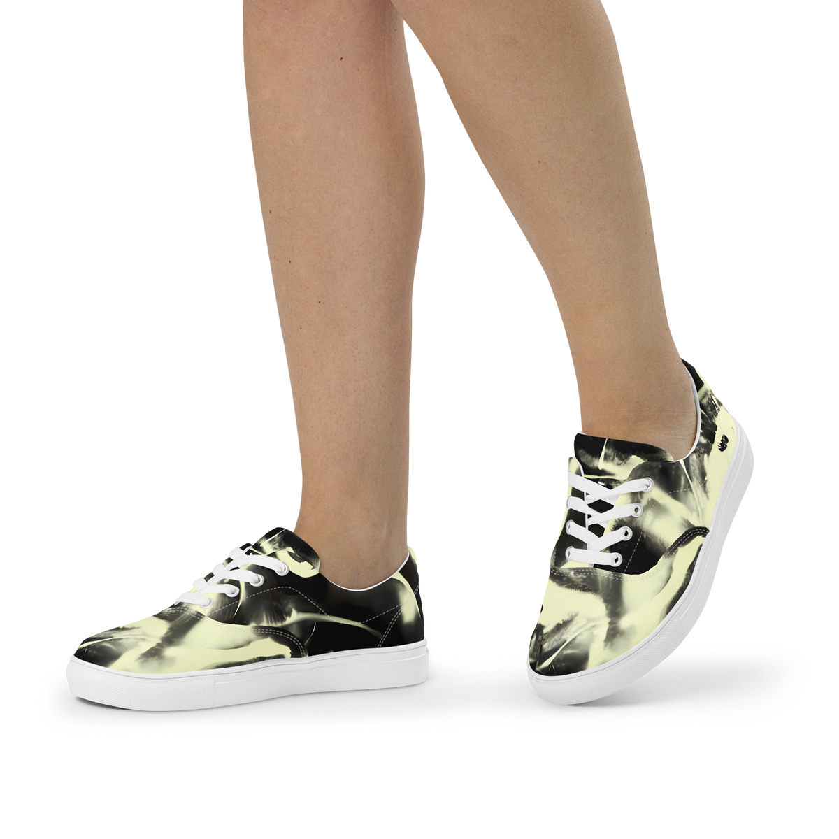 Women's Lace-Up Canvas Shoes - Visionary Flux