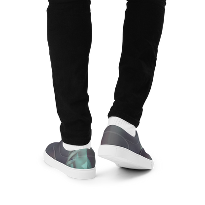 Men's Lace-Up Canvas Shoes - Surreal Dreams