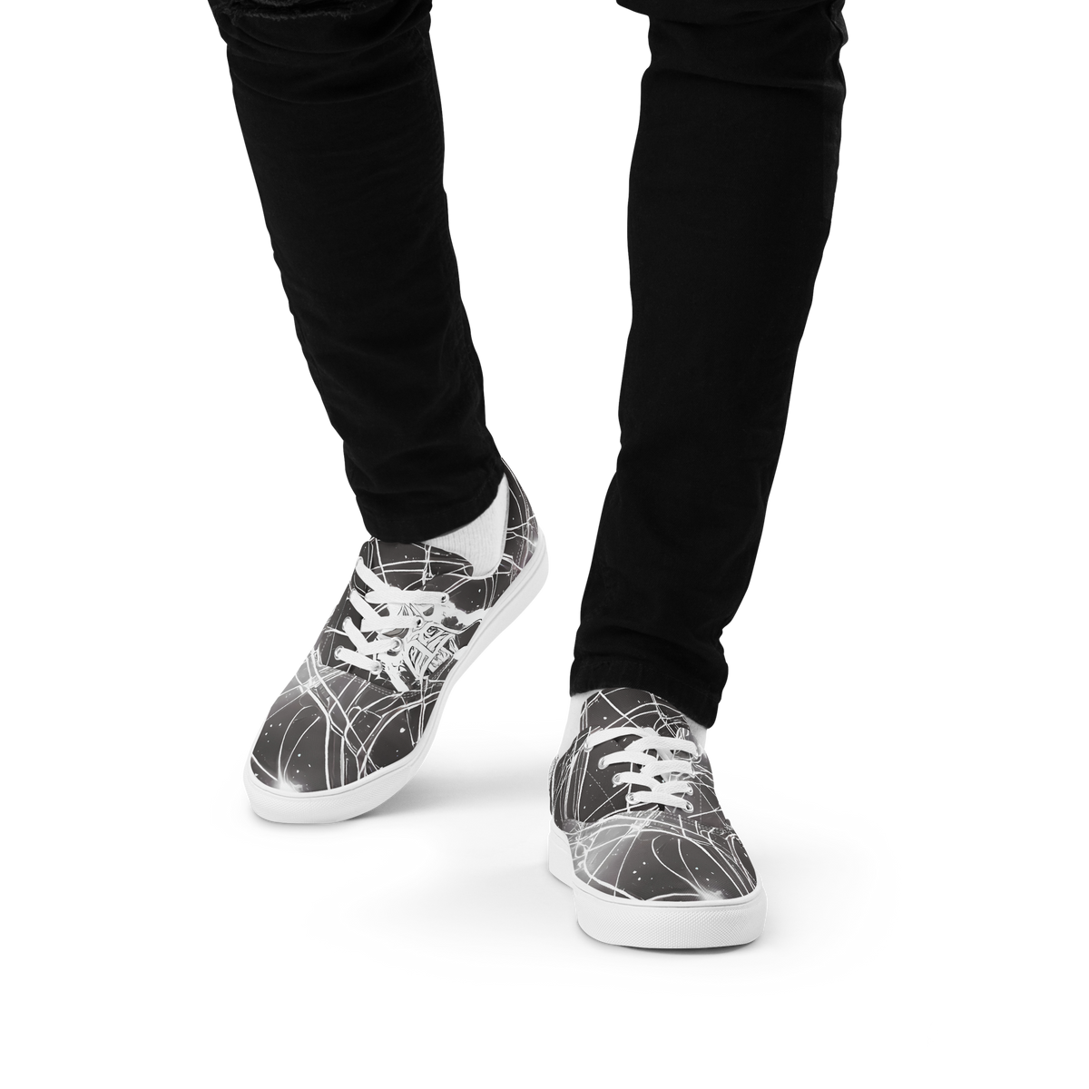 Men's Lace-Up Canvas Shoes - Void Weavers