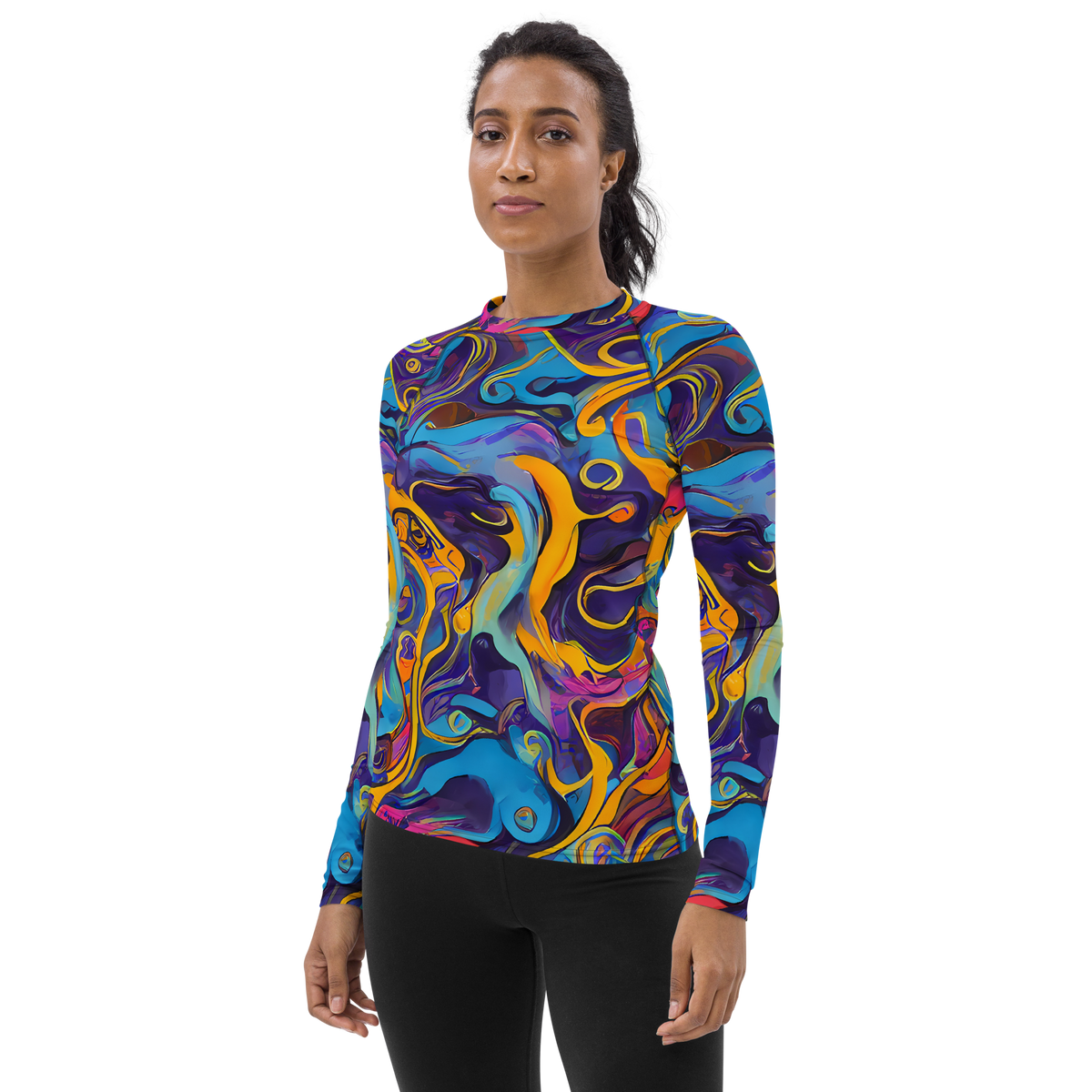 Women's Rash Guard - Cecily's Whorl