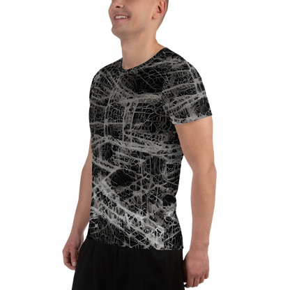 Men's Athletic T-Shirt - Monochrome Mesh
