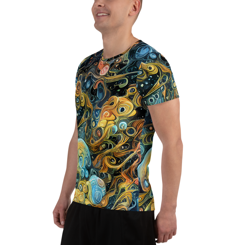 Men's Athletic T-Shirt - Wild Cosmos