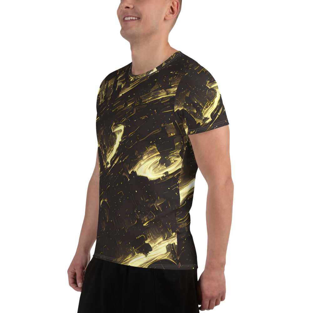 Men's Athletic T-Shirt - Oceanic Echo