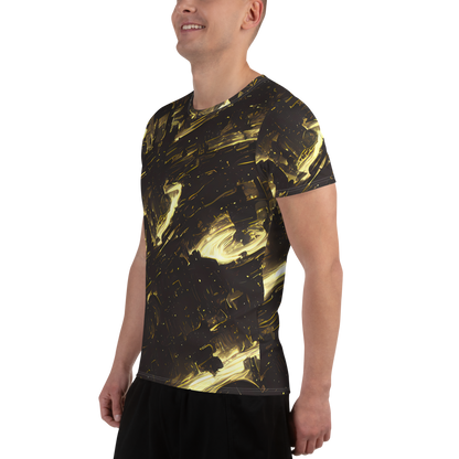 Men's Athletic T-Shirt - Oceanic Echo