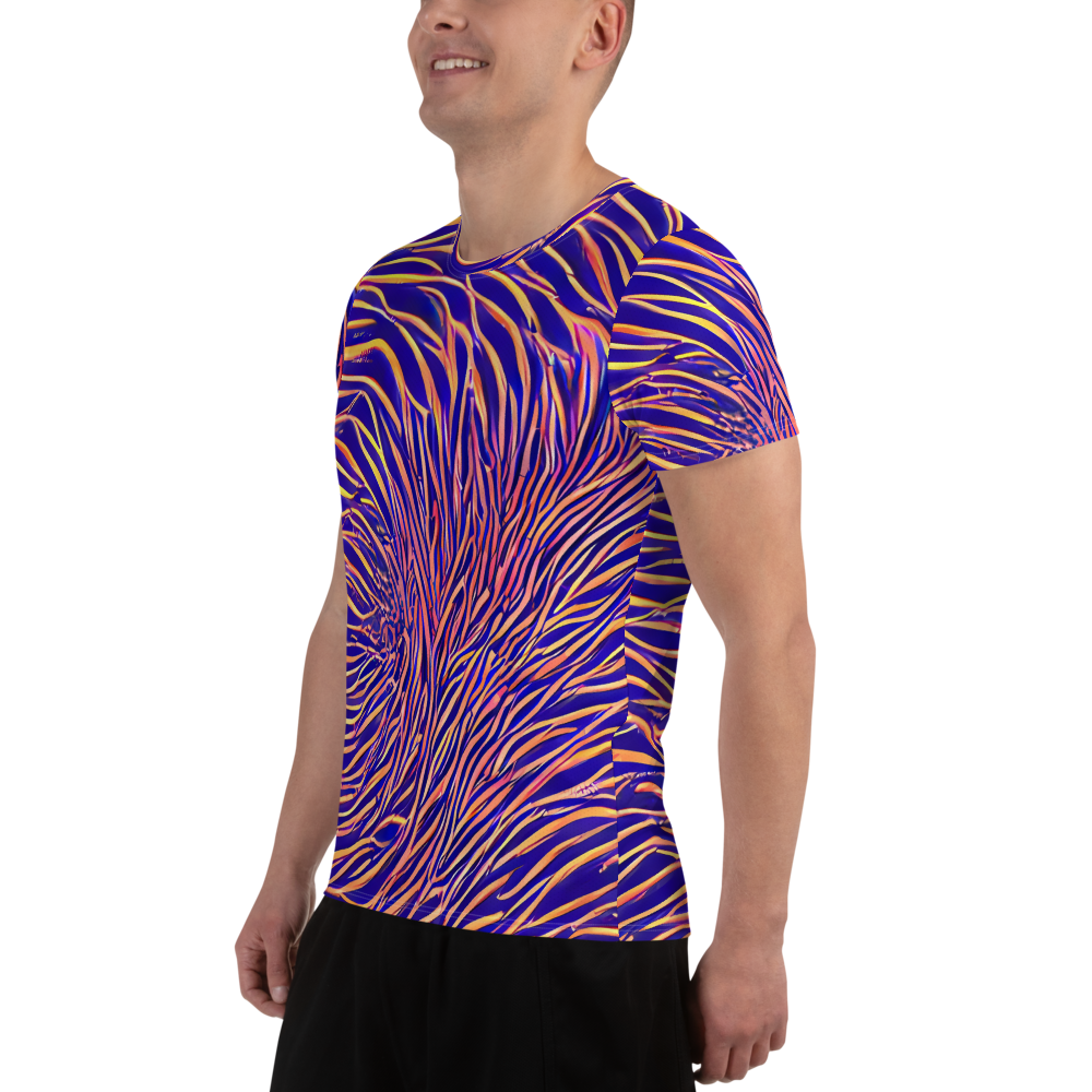 Men's Athletic T-Shirt - Vortex Strands