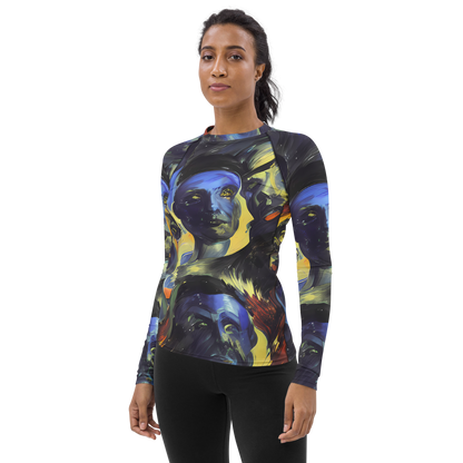 Women's Rash Guard - Cosmic Visages