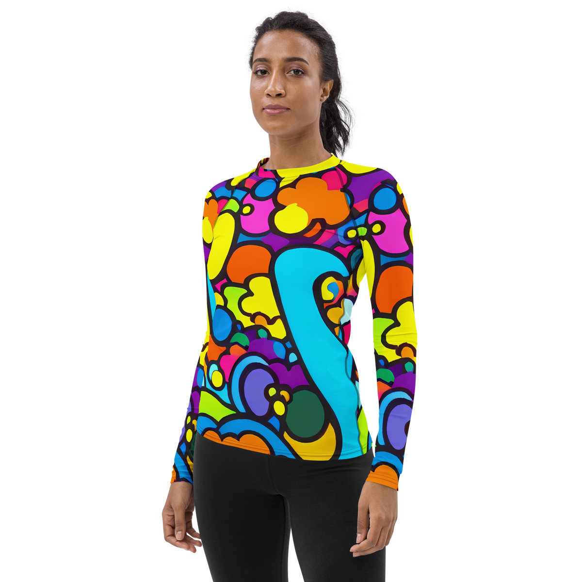 Women's Rash Guard - Pop Playland
