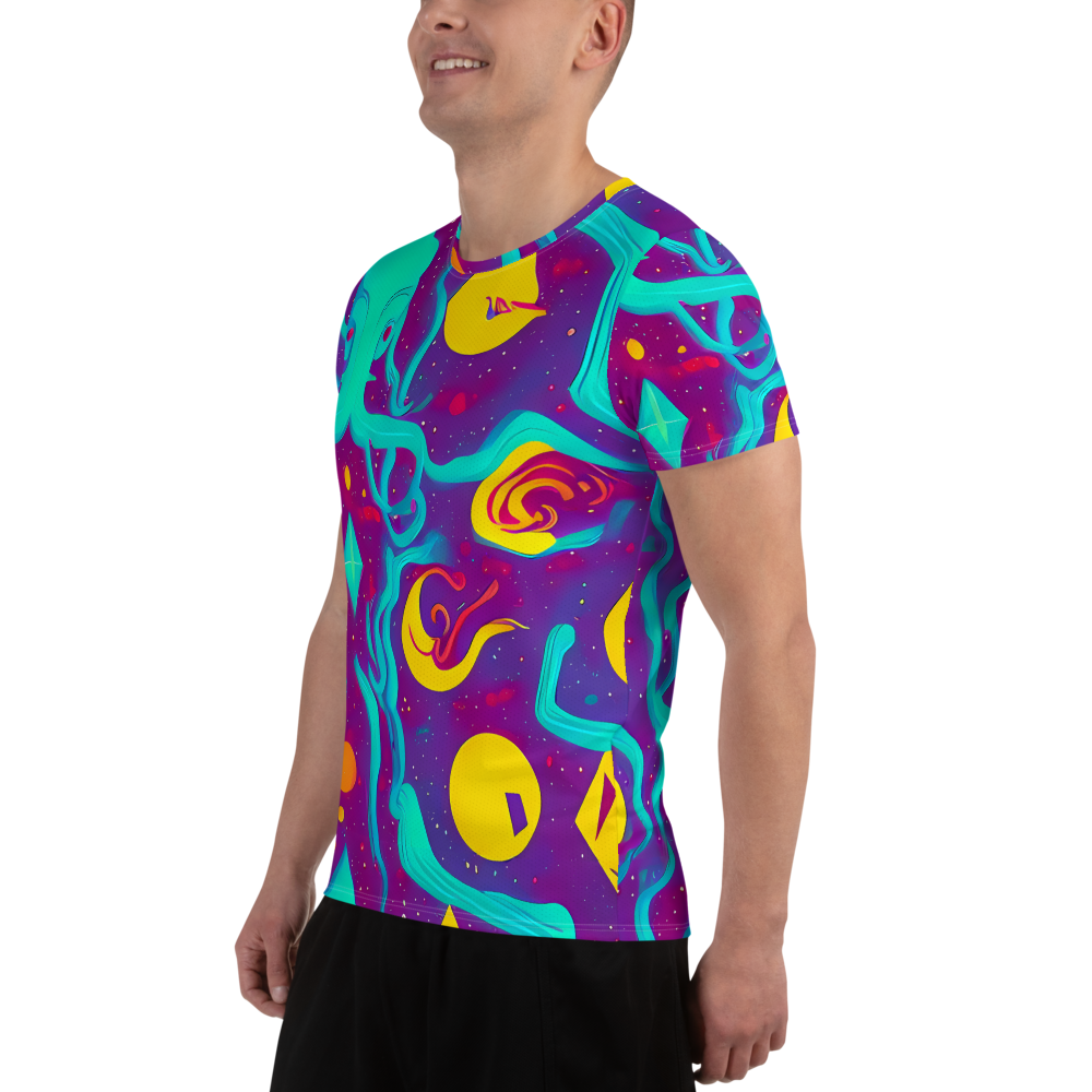 Men's Athletic T-Shirt - Cosmic Current