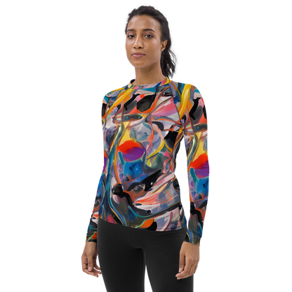 Women's Rash Guard - Brazen Rhapsody