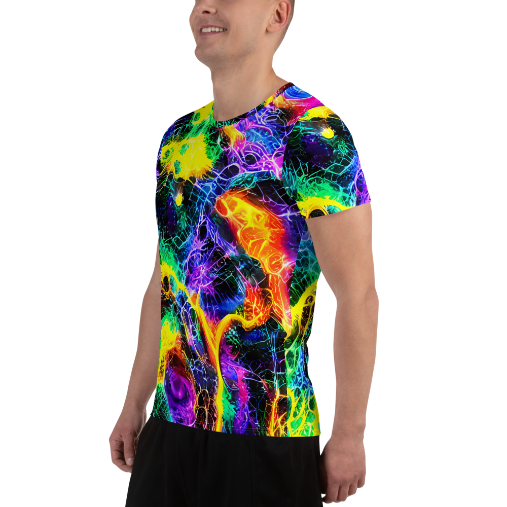 Men's Athletic T-Shirt - Vivid Veil