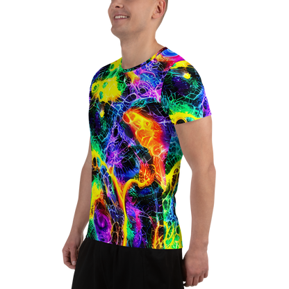 Men's Athletic T-Shirt - Vivid Veil