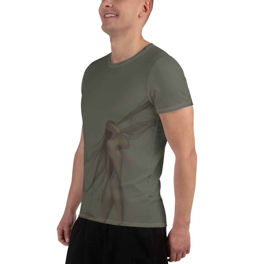 Men's Athletic T-Shirt - Valsecchi's Veil