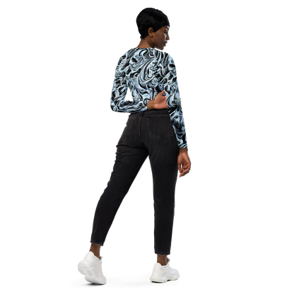 Long Sleeve Crop Top - Horkey's Nebula