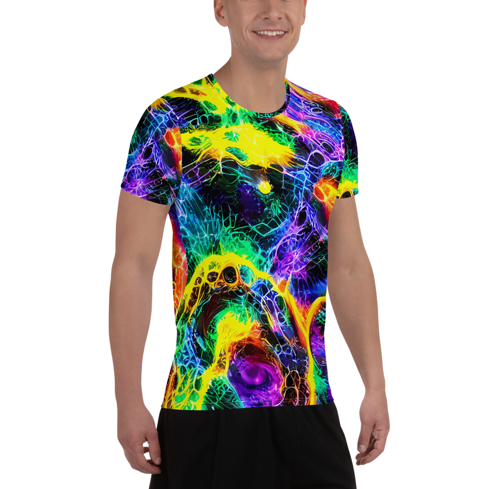 Men's Athletic T-Shirt - Vivid Veil