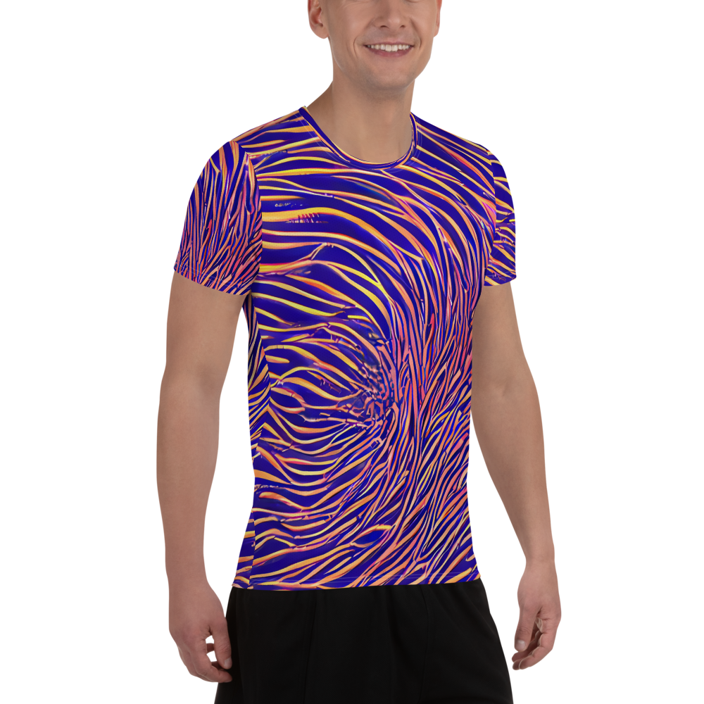 Men's Athletic T-Shirt - Vortex Strands