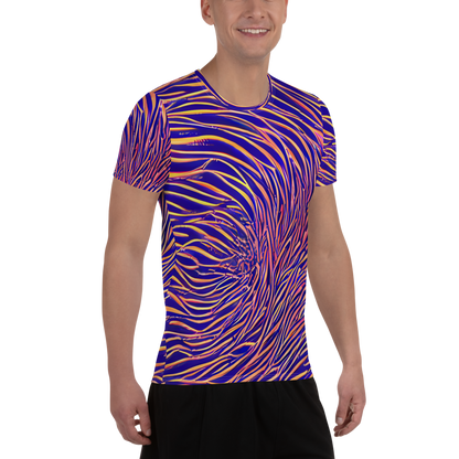 Men's Athletic T-Shirt - Vortex Strands