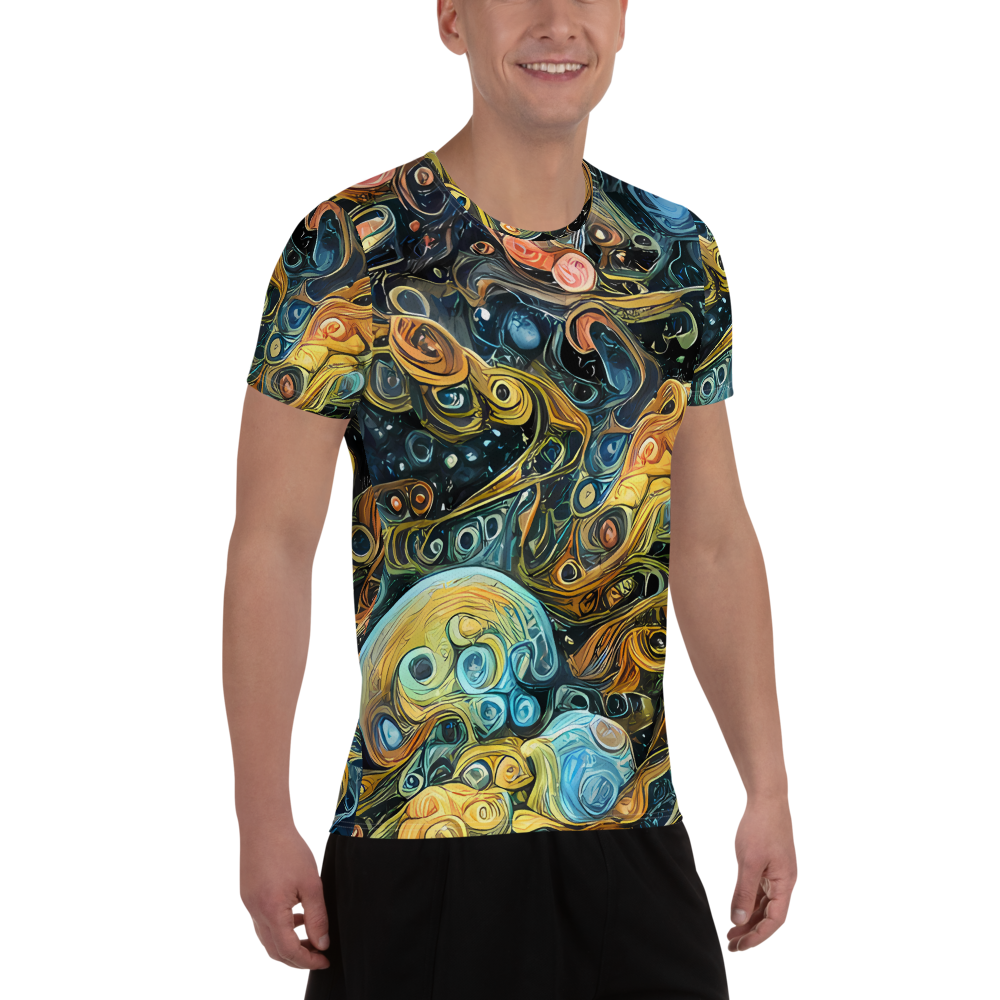 Men's Athletic T-Shirt - Wild Cosmos