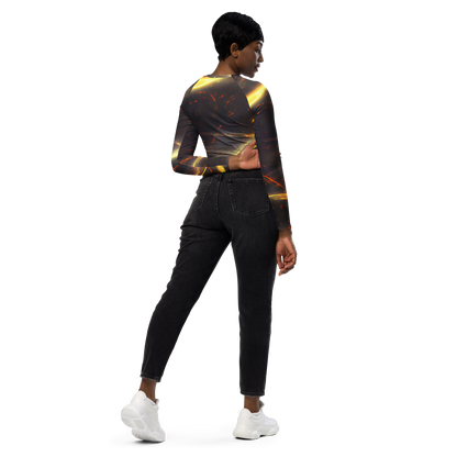 Long Sleeve Crop Top - Stellar Arcana