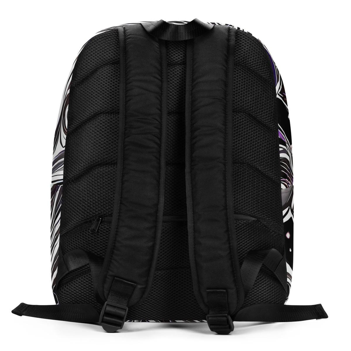 Minimalist Backpack - Neo-Noir Waves
